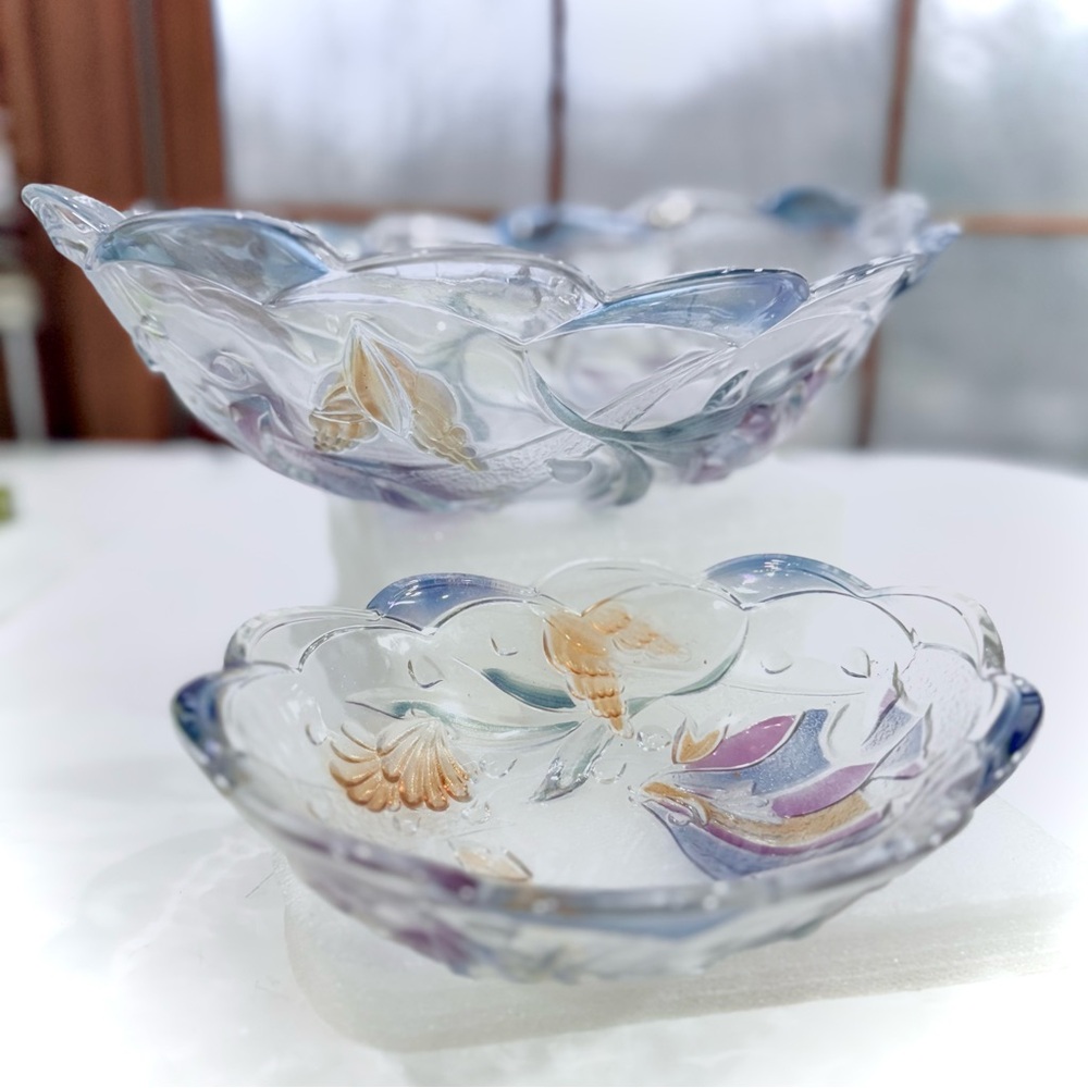 2  Vtg Mikasa Studio Nova Savoir Vivre Key Largo Tropical Fish Oval Bowls Rare - Picture 2 of 16
